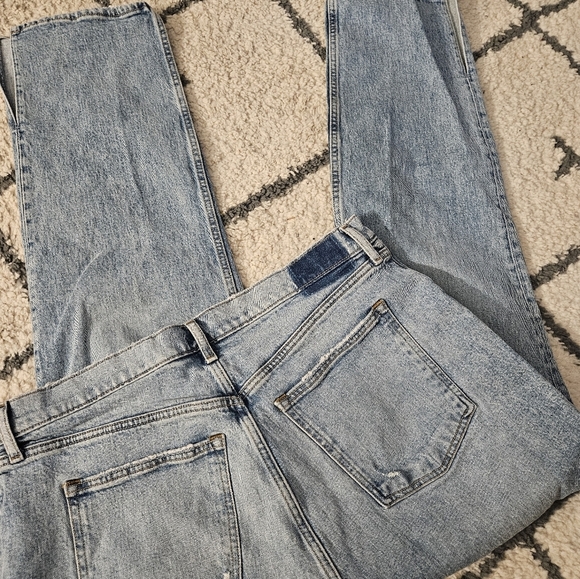 Abercrombie and Fitch curve love the 90's straight ultra high rise size 34 or 18 - Picture 3 of 6